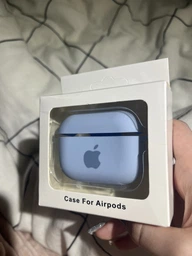 Силиконовый футляр с карабином для наушников AirPods Pro Lilac фото от покупателей 10