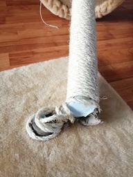 Когтеточка Lucky Pet Прана, серый, 33х33х50см фото от покупателей 12