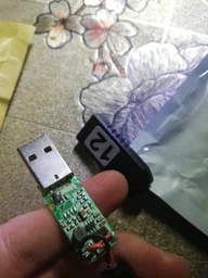 Кабель живлення USB - DC 5.5 x 2.1 мм c перетворювачем 5v - 12v для роутерів (1 м) фото від покупців 4