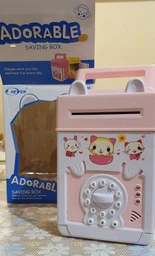 Электронная копилка сейф UKC Hello Kitty с кодовым замком и купюроприемник