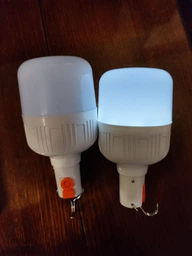 USB LED Лампа Ліхтар Кемпінговий Туристичний 60 W на Акумуляторі Батарея 2400 mAh Аварійний Світильник з Підвісом Біла фото від покупців 5