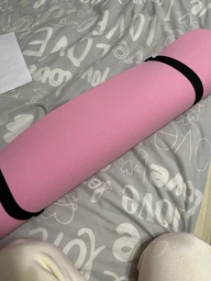 Килимок для йоги та фітнесу + чохол (мат, каремат спортивний) OSPORT Yoga ECO Pro 6мм (n-0007) Зелено-м'ятний фото від покупців 12