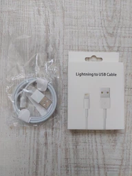 Кабель для заряджання iPhone apple lightning швидке заряджання iPad Data Cable fast charge з роз'ємом Apple Lightning to USB зарядка 2м фото від покупців 13