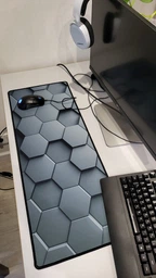 Игровая поверхность WorkPlaceShop PN ШЕСТИУГОЛЬНИКИ 3Д 300х600 мм фото от покупателей 9