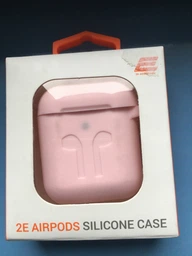 Чехол 2Е для Apple AirPods Pure Color Silicone Imprint 1.5 мм Fuchsia (2E-AIR-PODS-IBSI-1.5-FK) фото от покупателей 9