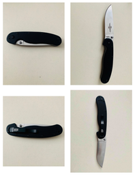 Нож складной Ontario RAT-1 Black 8848SP фото от покупателей 3