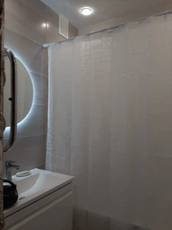 Шторка для ванной Tropik Marble белая 180*200 см BS3182 фото от покупателей 2