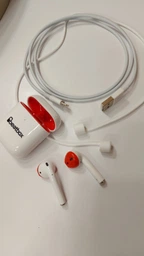 Наушники BeatBox PODS AIR 2 Wireless charging White-red (bbpair2wcwr) фото от покупателей 12