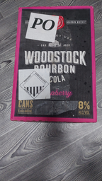 Упаковка слабоалкогольного напитка WOODSTOK Bourbon&Cola Original 8% 0.44 л х 24 шт (9414453905514)