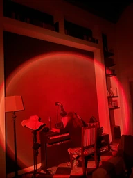 Светодиодная лампа для блогеров с проекцией заката / восхода NAZIM LED Sunset 16 цветов c пультом для селфи фото від покупців 1