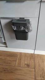 Ведро для мусора на 5л прямоугольное MVM с крышкой 245x175x210мм пластик черное BIN-11 5L ANTHRACITE фото от покупателей 5