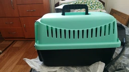 Переноска MP Bergamo Gipsy XS smal пластиковая дверца 39х26х25 cм Light Green (8058093276446) фото от покупателей 1