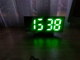 LED часы DS-3618L зеркальные с будильником и термометром фото от покупателей 1