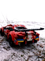 Конструктор LEGO Technic Ferrari 488 GTE AF Corse №51 1684 детали (42125) фото от покупателей 7