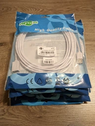 Кабель-удлинитель Atcom USB 2.0 AM/AF 2 Ferite 5 м White (4717) фото от покупателей 5