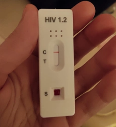Тест-набір імунохроматографічний Verus АТ-ВІЛ1/2-тест-МБА для виявлення антитіл до ВІЛ 1 та ВІЛ 2 (4820214040267) фото від покупців 2