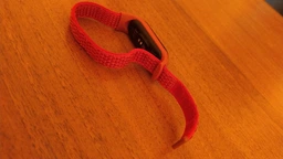 Ремінець нейлоновий MRK для фітнес браслета Xiaomi Mi Band 6/5/4/3 Червона камелія (mrk7513) фото від покупців 2