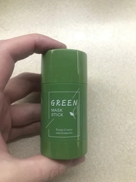 Очищаюча маска-стик проти чорних крапок та акне Green tea face mask stick фото від покупців 4