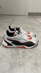 Buty sportowe męskie z siatką na platformie do kostki Puma RS-2K Messaging 37297505 40 25.5 cm Biały/Szary (4062453078902)