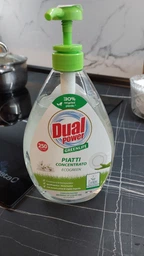 Еко- гель для миття посуду Dual Power Green Life ( аромат підсніжників ), 1л