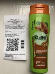 Шампунь миндаль и мед Ватика Дабур Almond and honey shampoo Vatika dabur для питания волос 200 мл (00908)