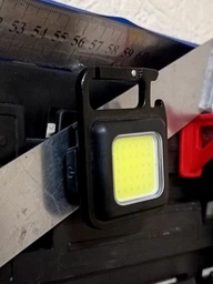 Акумуляторний ліхтар карабін - LED CARPRIE W5138 (500mAh, магніт, брелок, IPX4), Чорний фото от покупателей 10