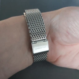Ремінець металевий Mijobs міланське плетіння для фітнес браслета Xiaomi Mi Smart Band 7 - Silver фото від покупців 3