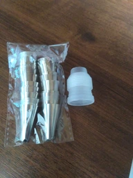 Набор OEM из 24-х кондитерских насадок для крема с мешком и переходником (115782)