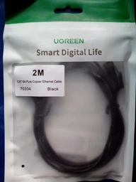 Патч-корд UGREEN NW122 RJ-45 Cat6A U/UTP 10Gbps 10m Black (70656) фото от покупателей 19