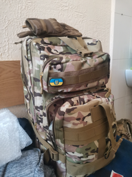 Рюкзак тактический штурмовой 35 л трехдневный мультикам (армейский, для ВСУ) EF-2809-MC