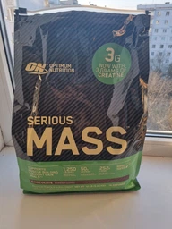 Гейнер Optimum Nutrition Serious Mass, 5.45 кг - Шоколад