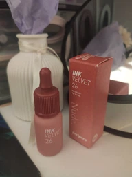 Матовая помада-тинт для губ Peripera Ink Velvet #027 Strawberry Nude 4 г.