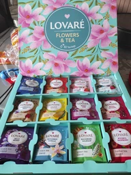 Подарочная коллекция чая Lovare Flowers & Tea 12 видов по 5шт фото от покупателей 19