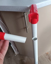 Набір для прибирання совок та щітка велика 21х28.5 см (87 см) блакитний Zambak Plastik ZP84529/LBl фото від покупців 1