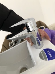 Cмеситель для умывальника однорычажный GROHE QuickFix StartEdge 24196001 хром латунь с донным клапаном CV030593 фото от покупателей 5