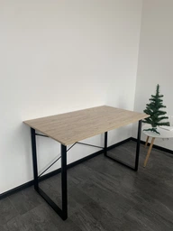 Компьютерный стол Ferrum-decor Дейв 75x140x70 черный ДСП Дуб Сан-Марино 16мм фото от покупателей 1