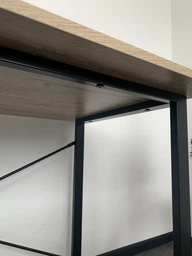 Компьютерный стол Ferrum-decor Дейв 75x140x70 черный ДСП Дуб Сан-Марино 16мм фото от покупателей 2
