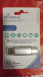 Флеш память USB MediaRange Combo Flash Drive 32GB USB 3.2 Gen1 + Type-C Silver (MR936) фото от покупателей 12