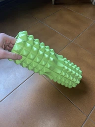 Массажный ролик EasyFit Grid Roller v2.2 45 см синий (ролик-валик для МФР и йоги, массажер для спины, ног, рук, шеи)