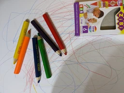 Олівці кольорові ZiBi Baby Line Mini Jumbo 6 кольорів (ZB.2450)