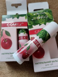 Упаковка натуральних бальзамів для губ Comex Вишня 2 шт. х‎ 5 г (2200200111010)