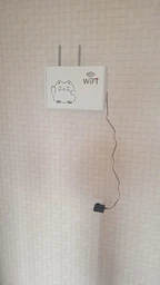 Настенная коробка для роутера Wi-Fi Полка 30*20,5*10 см Белая котик фото от покупателей 3