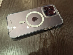 Чехол Space Case для iPhone 14 Pro Max с MagSafe Прозрачный Противоударный фото от покупателей 3