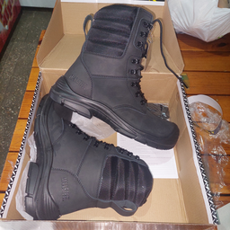 Берці тактичні. Чоловічі бойові черевики з водостійкою мебраною Мaxsteel Waterproof Black 45 (297мм) чорні фото від покупців 5