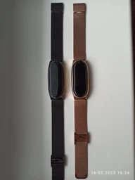 Mеталлический ремешок Миланская Петля Milano Jobs Xiaomi Mi Band 6/5/4/3 золото (mrk3064) фото от покупателей 18