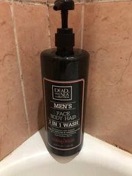 Гель для душу, волосся та обличчя для чоловіків - Dead Sea Collection Men's Sandalwood Face, Hair & Body Wash 3 in 1 1000ml (677413-58700) фото від покупців 12