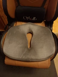 Подушка ортопедическая для сидения Correct Shape Max Comfort от гемороя, простаты, подагры, Графитовый (73375)
