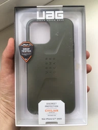 Чохол протиударний UAG Civilian (Original) для Iphone 12 Pro Max (6.7") Silver 11236D113333 фото від покупців 3