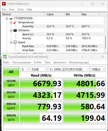 SSD накопитель Crucial P5 Plus 1 TB M.2 PCIe 4.0 x4 (CT1000P5PSSD8) фото от покупателей 5
