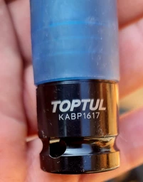 Головка ударная Toptul длинная 1/2" для шиномонтажа 17 мм Pro-Series (KABP1617)
